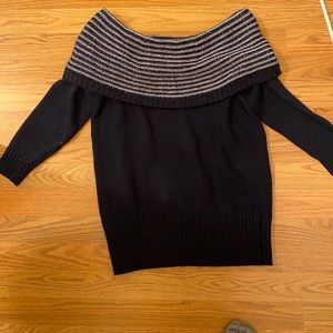 Off the shoulder sweater